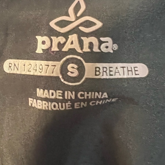 PRANA  BLACK BREATHE ELASTIC WAIST SHORTS - Picture 6 of 8